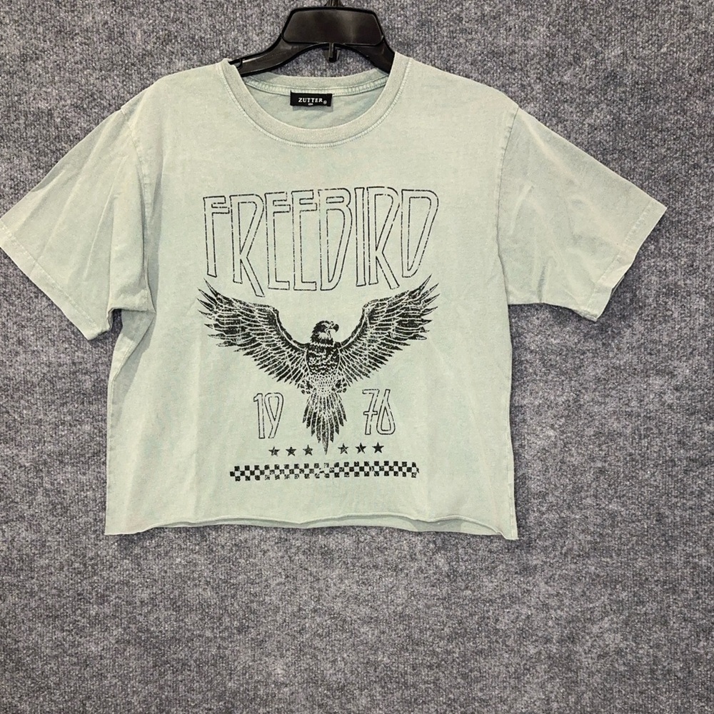 Zutter Freebird Cropped Short Sleeve - Size Medium (M), NWOT, Vintage Inspired